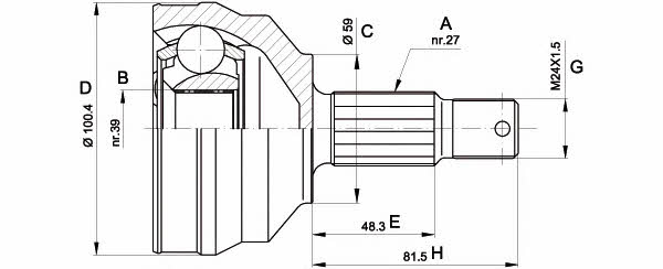 Open parts CVJ5460.10 Przegub homokinetyczny CVJ546010: Dobra cena w Polsce na 2407.PL - Kup Teraz!