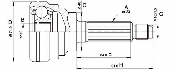 Open parts CVJ5490.10 Przegub homokinetyczny CVJ549010: Dobra cena w Polsce na 2407.PL - Kup Teraz!