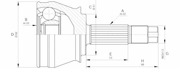 Open parts CVJ5595.10 Przegub homokinetyczny CVJ559510: Dobra cena w Polsce na 2407.PL - Kup Teraz!