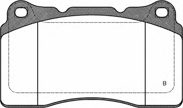 Open parts BPA0666.51 Тормозные колодки дисковые, комплект BPA066651: Отличная цена - Купить в Польше на 2407.PL!