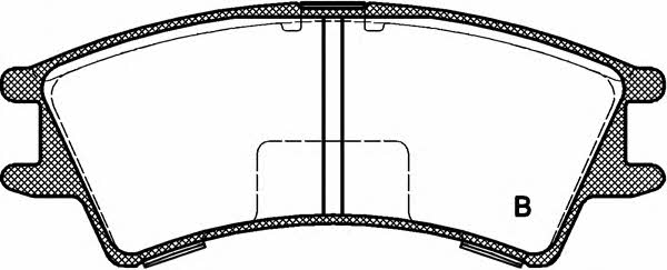 Open parts BPA0675.02 Brake Pad Set, disc brake BPA067502: Buy near me in Poland at 2407.PL - Good price!