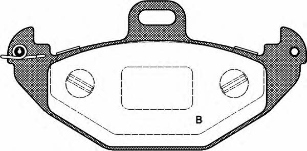 Open parts BPA0686.00 Brake Pad Set, disc brake BPA068600: Buy near me in Poland at 2407.PL - Good price!