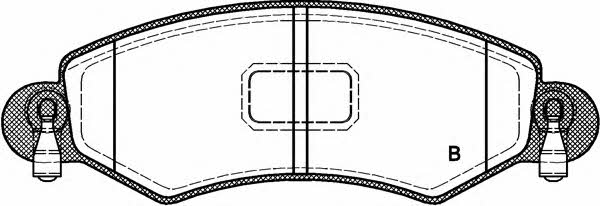 Open parts BPA0702.12 Тормозные колодки дисковые, комплект BPA070212: Отличная цена - Купить в Польше на 2407.PL!