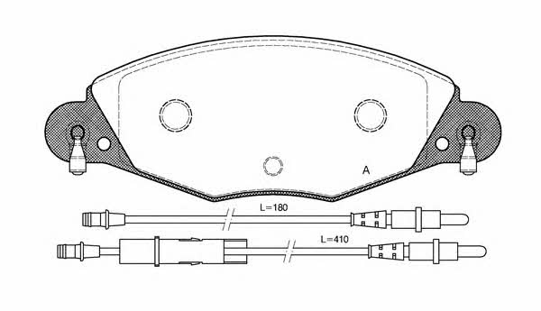 Open parts BPA0827.04 Klocki hamulcowe, zestaw BPA082704: Dobra cena w Polsce na 2407.PL - Kup Teraz!