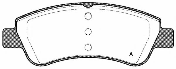 Open parts BPA0840.20 Brake Pad Set, disc brake BPA084020: Buy near me in Poland at 2407.PL - Good price!