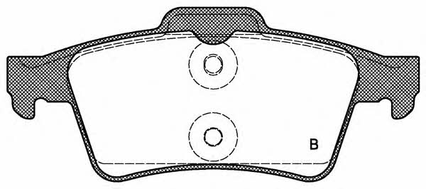 Open parts BPA0842.00 Brake Pad Set, disc brake BPA084200: Buy near me in Poland at 2407.PL - Good price!