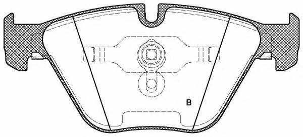 Open parts BPA0857.00 Тормозные колодки дисковые, комплект BPA085700: Отличная цена - Купить в Польше на 2407.PL!