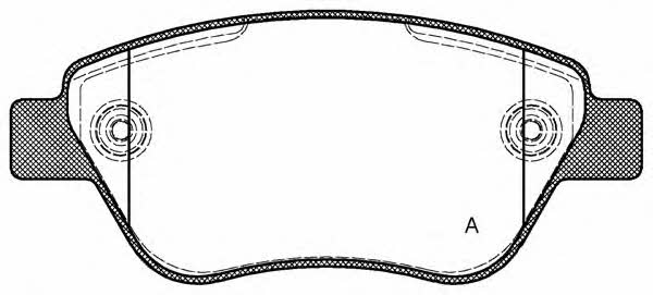 Open parts BPA0858.30 Тормозные колодки дисковые, комплект BPA085830: Отличная цена - Купить в Польше на 2407.PL!