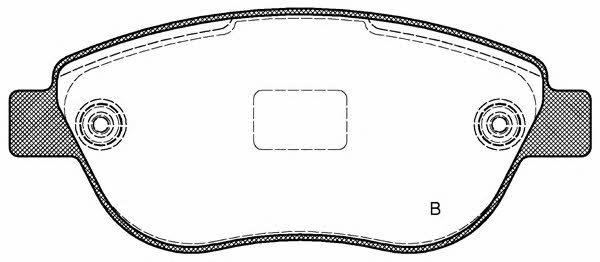 Open parts BPA0859.11 Brake Pad Set, disc brake BPA085911: Buy near me in Poland at 2407.PL - Good price!