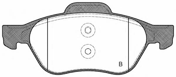 Open parts BPA0962.00 Brake Pad Set, disc brake BPA096200: Buy near me in Poland at 2407.PL - Good price!