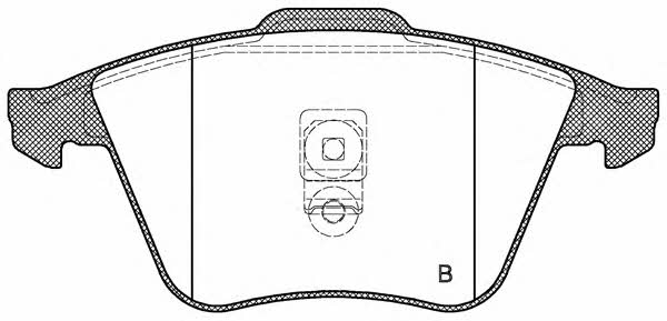 Open parts BPA0964.02 Гальмівні колодки, комплект BPA096402: Приваблива ціна - Купити у Польщі на 2407.PL!