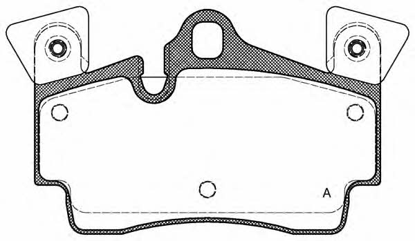 Open parts BPA0996.10 Гальмівні колодки, комплект BPA099610: Приваблива ціна - Купити у Польщі на 2407.PL!