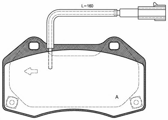 Купити Open parts BPA1113.10 за низькою ціною в Польщі!