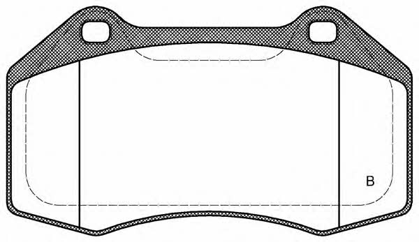 Open parts BPA1113.12 Гальмівні колодки, комплект BPA111312: Приваблива ціна - Купити у Польщі на 2407.PL!