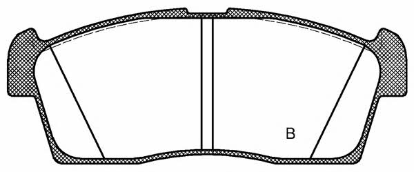 Open parts BPA1199.02 Гальмівні колодки, комплект BPA119902: Приваблива ціна - Купити у Польщі на 2407.PL!