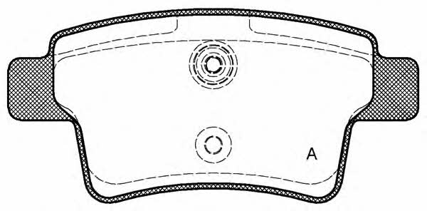 Open parts BPA1241.00 Тормозные колодки дисковые, комплект BPA124100: Отличная цена - Купить в Польше на 2407.PL!