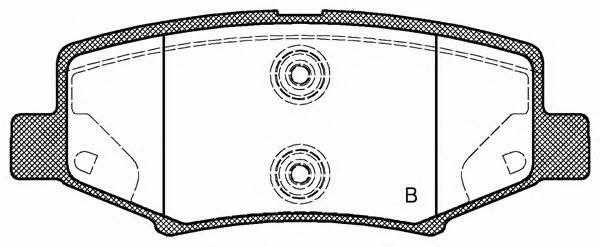 Open parts BPA1264.02 Scheibenbremsbeläge, Set BPA126402: Kaufen Sie zu einem guten Preis in Polen bei 2407.PL!