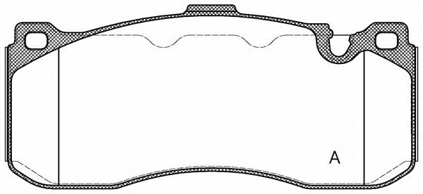 Open parts BPA1380.00 Тормозные колодки дисковые, комплект BPA138000: Отличная цена - Купить в Польше на 2407.PL!