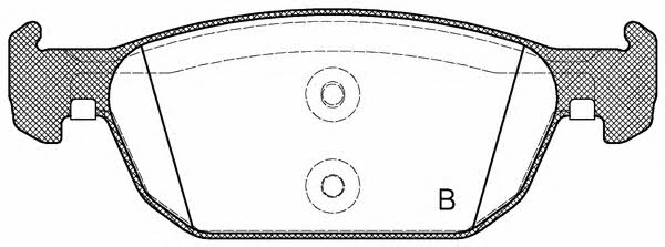 Open parts BPA1384.02 Тормозные колодки дисковые, комплект BPA138402: Отличная цена - Купить в Польше на 2407.PL!