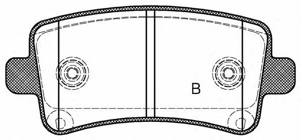 Open parts BPA1388.04 Гальмівні колодки, комплект BPA138804: Приваблива ціна - Купити у Польщі на 2407.PL!