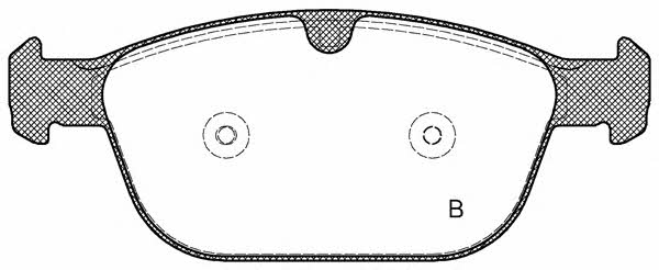 Open parts BPA1397.00 Тормозные колодки дисковые, комплект BPA139700: Отличная цена - Купить в Польше на 2407.PL!