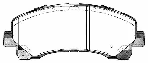 Open parts BPA1407.00 Тормозные колодки дисковые, комплект BPA140700: Отличная цена - Купить в Польше на 2407.PL!