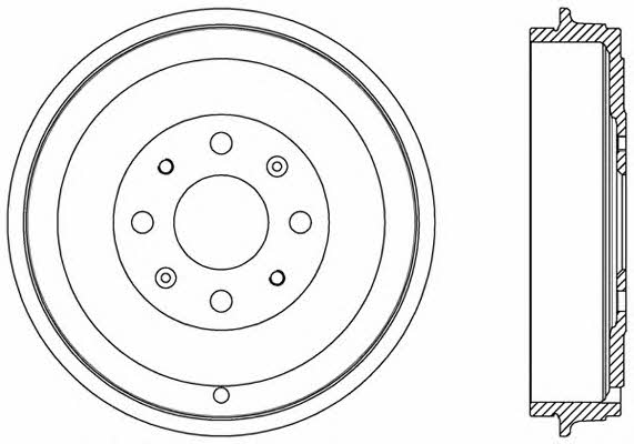 Open parts BAD9066.10 Brake drum BAD906610: Buy near me at 2407.PL in Poland at an Affordable price!