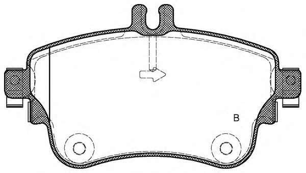 Open parts BPA1487.08 Тормозные колодки дисковые, комплект BPA148708: Отличная цена - Купить в Польше на 2407.PL!