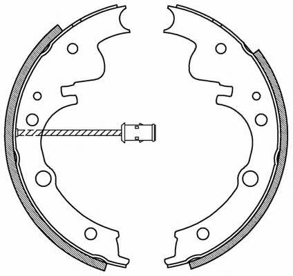 Open parts BSA2046.00 Колодки тормозные барабанные, комплект BSA204600: Отличная цена - Купить в Польше на 2407.PL!