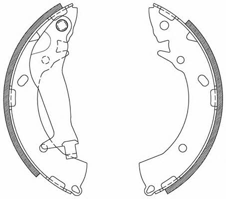 Open parts BSA2113.00 Bremsbackensatz BSA211300: Kaufen Sie zu einem guten Preis in Polen bei 2407.PL!