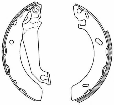 Open parts BSA2133.00 Колодки тормозные барабанные, комплект BSA213300: Купить в Польше - Отличная цена на 2407.PL!