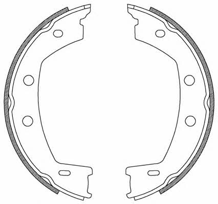 Open parts BSA2226.00 Brake shoe set BSA222600: Buy near me in Poland at 2407.PL - Good price!