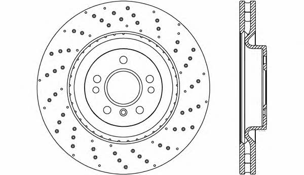 Open parts BDR2697.20 Front brake disc ventilated BDR269720: Buy near me in Poland at 2407.PL - Good price!