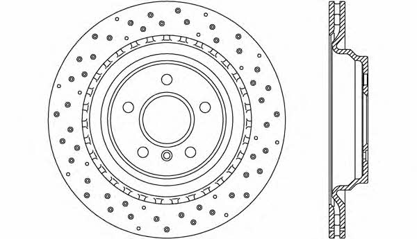 Open parts BDR2699.20 Rear ventilated brake disc BDR269920: Buy near me at 2407.PL in Poland at an Affordable price!