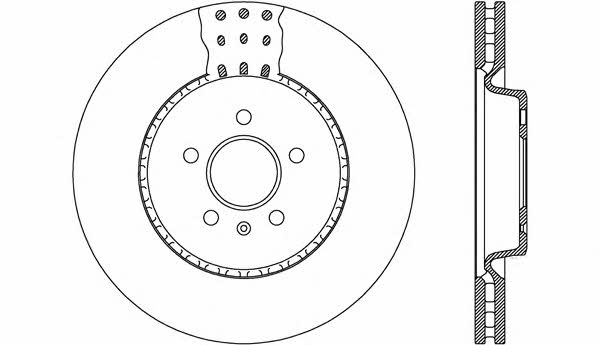 Open parts BDR2619.20 Rear ventilated brake disc BDR261920: Buy near me in Poland at 2407.PL - Good price!