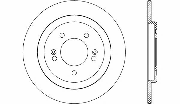 Open parts BDA2605.10 Тормозной диск задний невентилируемый BDA260510: Отличная цена - Купить в Польше на 2407.PL!