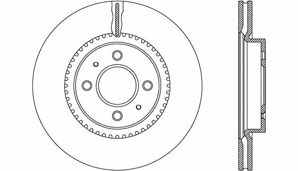 Open parts BDA2639.20 Wentylowana przednia tarcza hamulcowa BDA263920: Dobra cena w Polsce na 2407.PL - Kup Teraz!