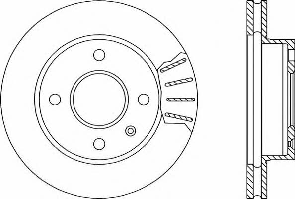 Open parts BDA1167.20 Brake disc BDA116720: Buy near me in Poland at 2407.PL - Good price!