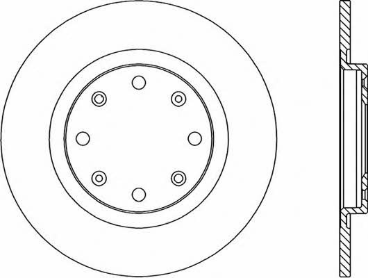 Open parts BDA1426.10 Unventilated front brake disc BDA142610: Buy near me in Poland at 2407.PL - Good price!