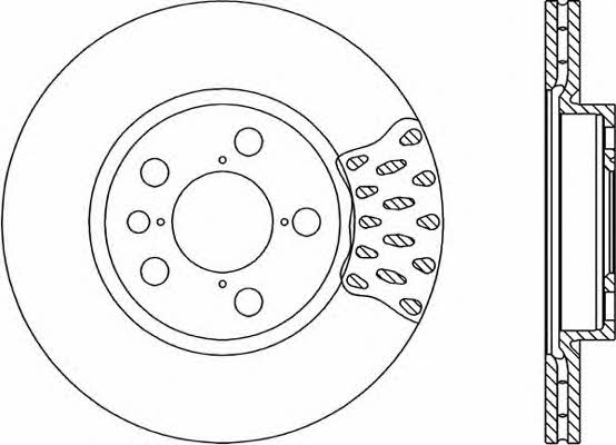 Open parts BDA1674.20 Front brake disc ventilated BDA167420: Buy near me in Poland at 2407.PL - Good price!