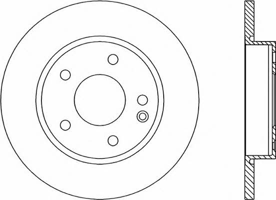 Open parts BDA1699.10 Unventilated front brake disc BDA169910: Buy near me in Poland at 2407.PL - Good price!