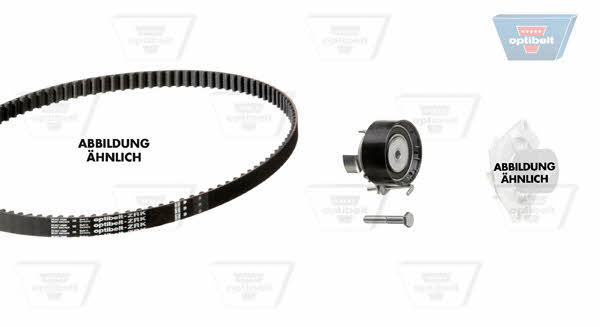 Optibelt KT 1446 W1 TIMING BELT KIT WITH WATER PUMP KT1446W1: Buy near me in Poland at 2407.PL - Good price!