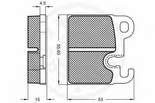 Optimal 2369 Тормозные колодки дисковые, комплект 2369: Отличная цена - Купить в Польше на 2407.PL!