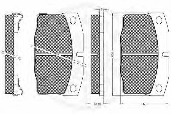 Optimal 9602 Brake Pad Set, disc brake 9602: Buy near me in Poland at 2407.PL - Good price!