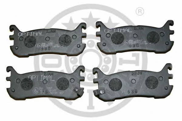 Optimal 12327 Brake Pad Set, disc brake 12327: Buy near me in Poland at 2407.PL - Good price!