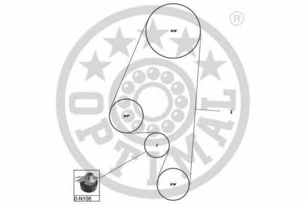 Optimal SK-1131 Timing Belt Kit SK1131: Buy near me in Poland at 2407.PL - Good price!