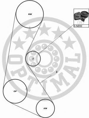 Optimal SK-1419 Zahnriemensatz SK1419: Bestellen Sie in Polen zu einem guten Preis bei 2407.PL!