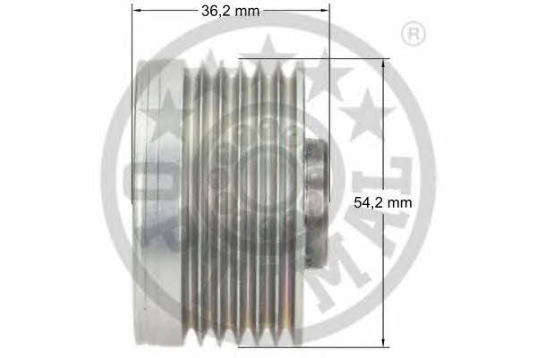 Optimal F5-1020 Freewheel clutch, alternator F51020: Buy near me in Poland at 2407.PL - Good price!