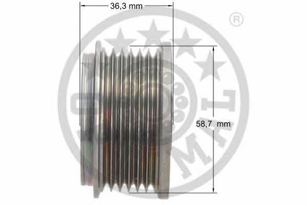 Optimal F5-1125 Муфта обгонная генератора F51125: Отличная цена - Купить в Польше на 2407.PL!