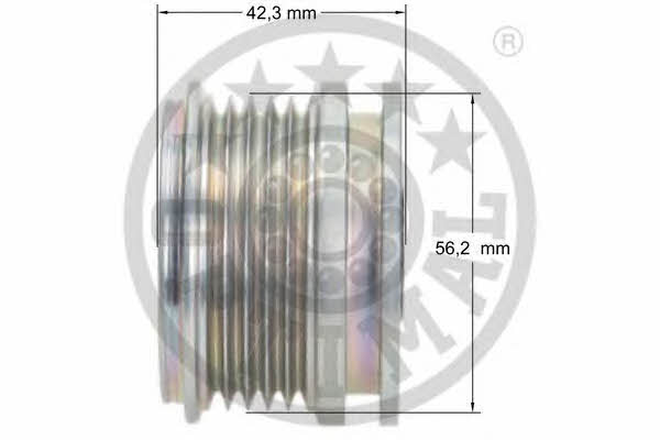 Optimal F5-1011 Муфта обгінна генератора F51011: Приваблива ціна - Купити у Польщі на 2407.PL!